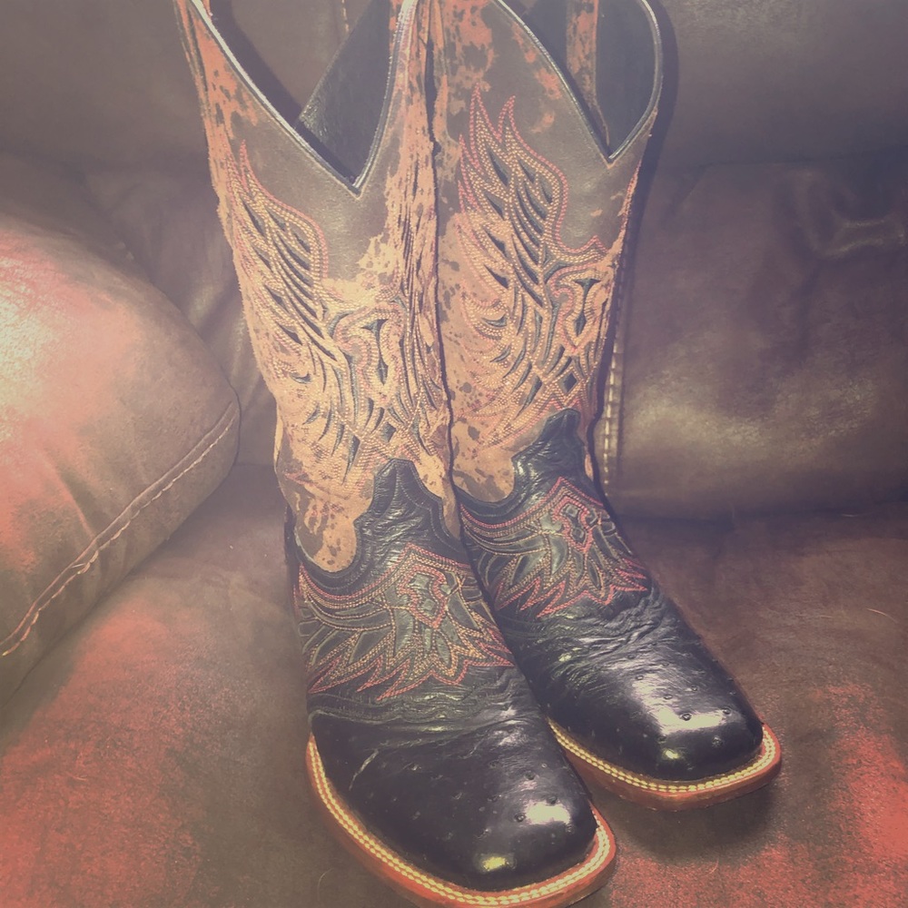 Lucchese Men’s size 10 1/2 D ostrich boots